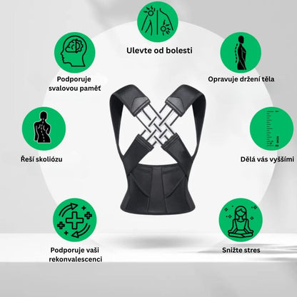 Okamžitý korektor držení těla – Postavte se rovně. Ulevte svým zádům. Poznejte rozdíl hned od prvního dne