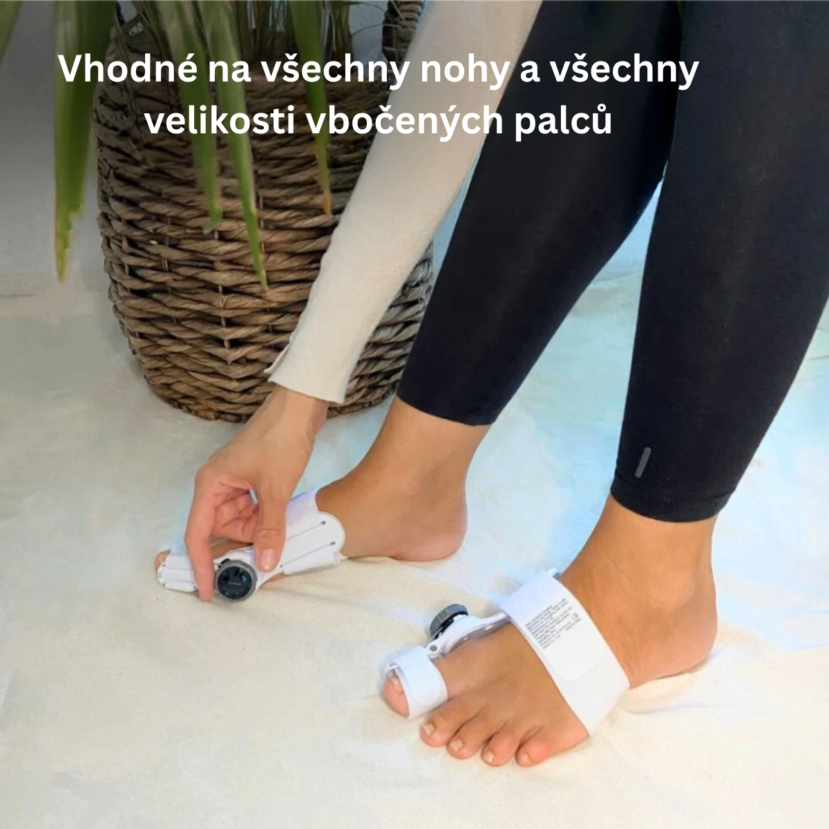 Léčebný balíček pro vbočený palec (Hallux Valgus)