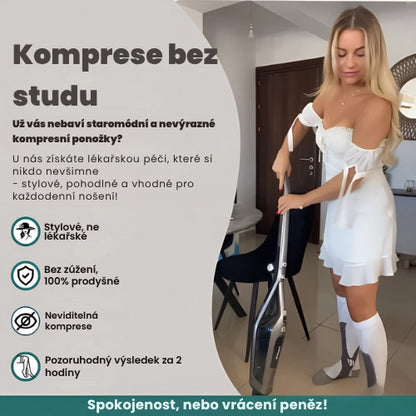 Zenstride® Prodyšné kompresní ponožky pro nohy a chodidla bez bolesti