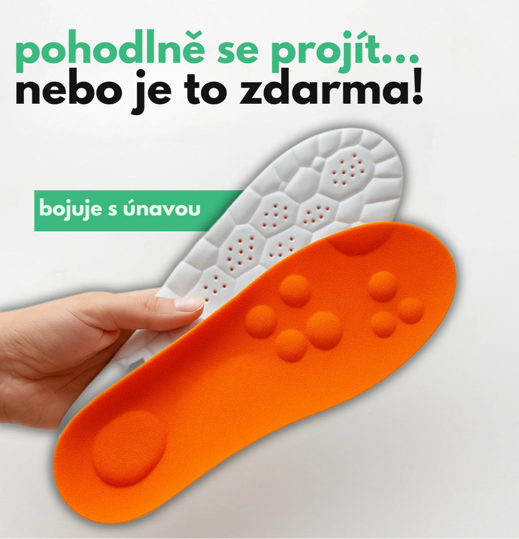 Už žádná bolest nohou – Procházejte se bez nepohodlí s vložkami Solevia